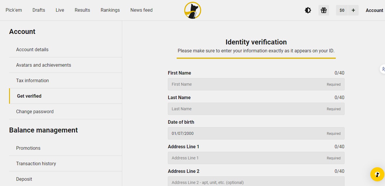 Verify Your Identity