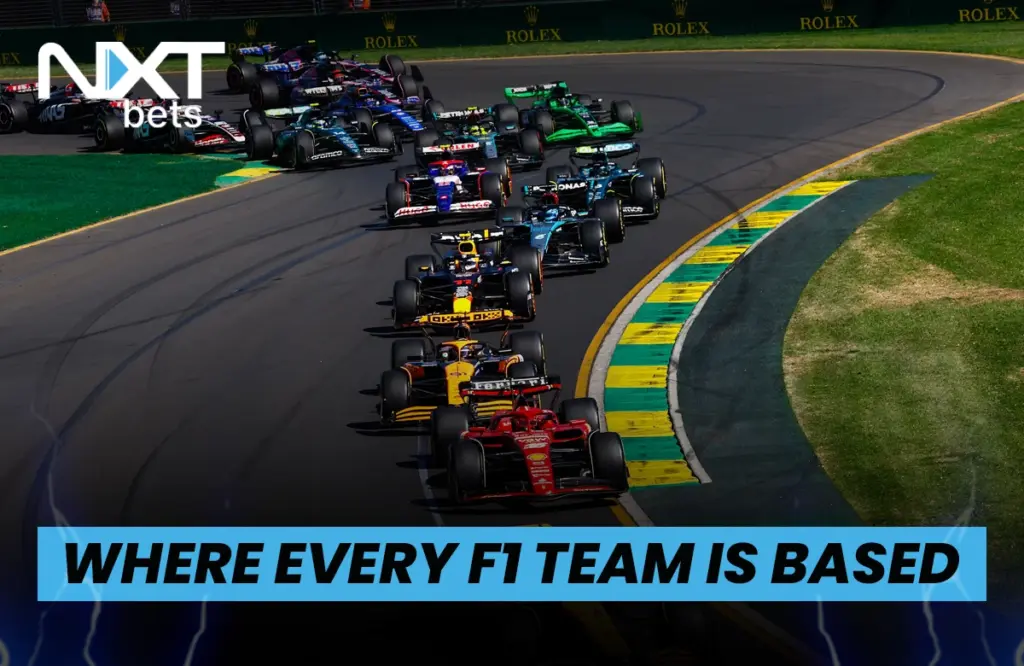 Where Every F1 Team Is Based