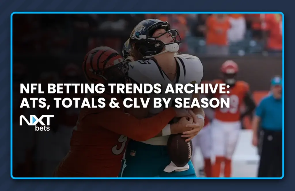 NFL Betting Trends Archive: ATS, Totals & CLV by Season