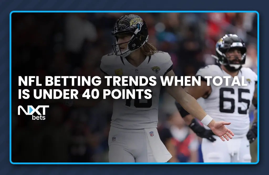 NFL Betting Trends When Total is Under 40 Points