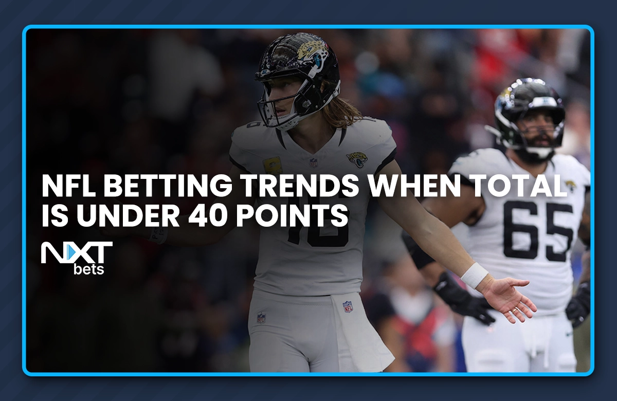 NFL Betting Trends When Total is Under 40 Points