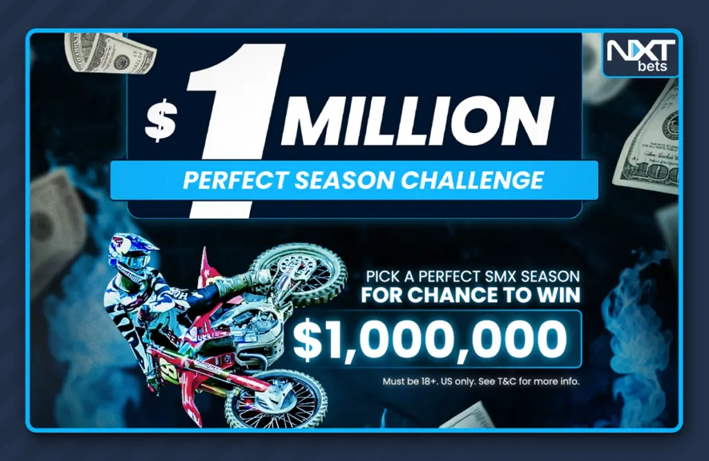 Win Big In 2026: NXTbets Launches $1 Million "Perfect Season Challenge for SuperMotocross Series