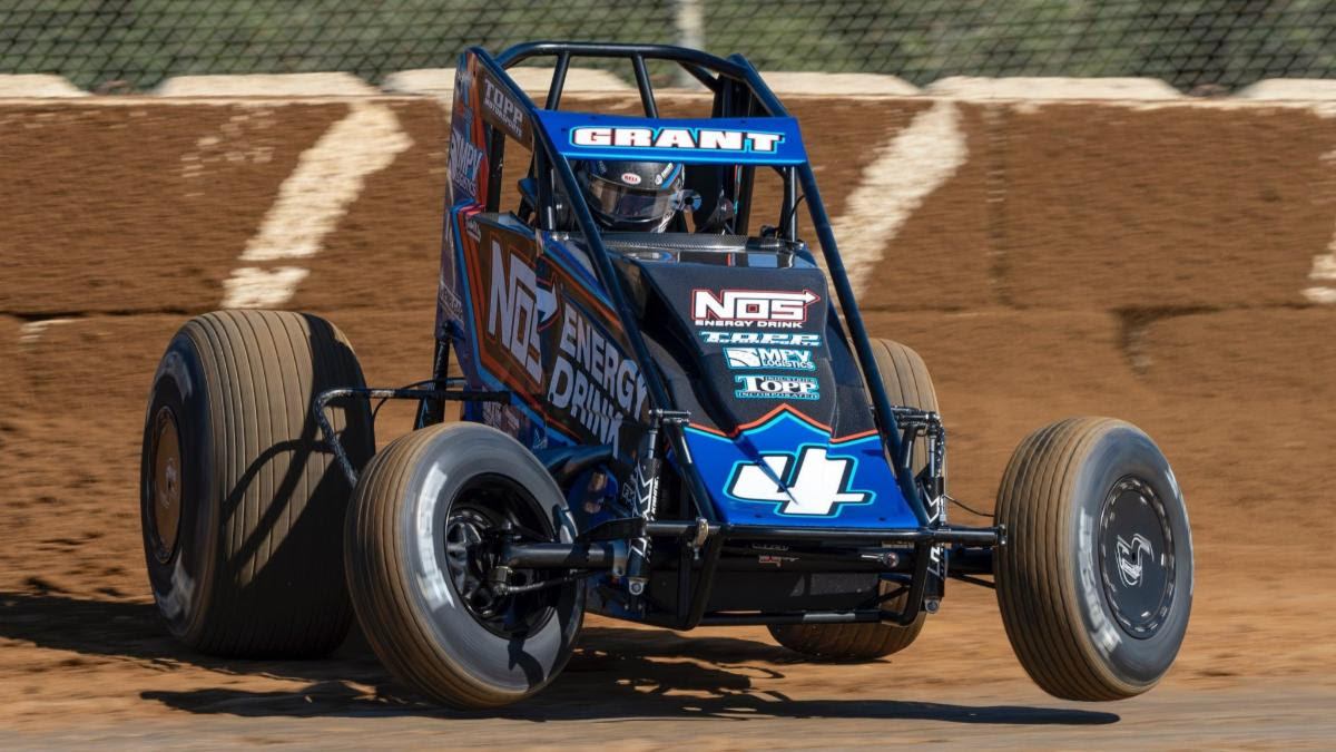 Grant Clocks 14.856s Top Lap in Ocala USAC Practice