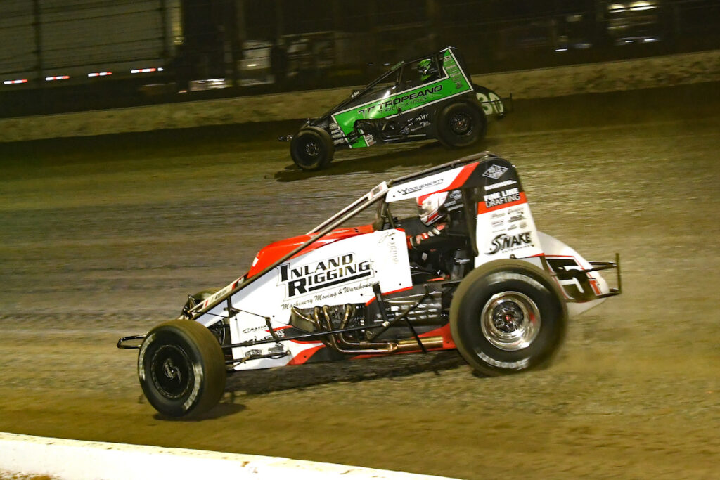 Swanson Pulls Away After Lap 6 Pass to Win Little Gator