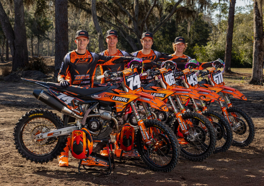 Dirt Legal WMR KTM, MX6 Kawasaki reveal 250SX East galleries