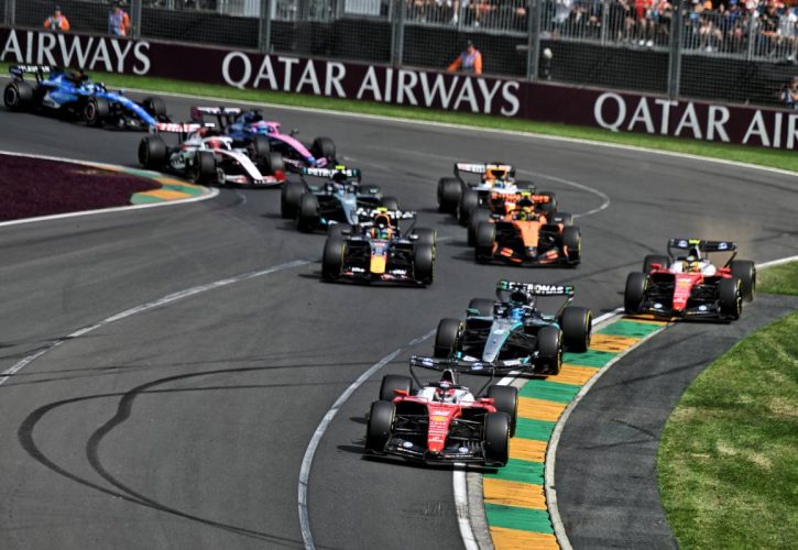 Russell converts pole; Mercedes pull clear in Australia