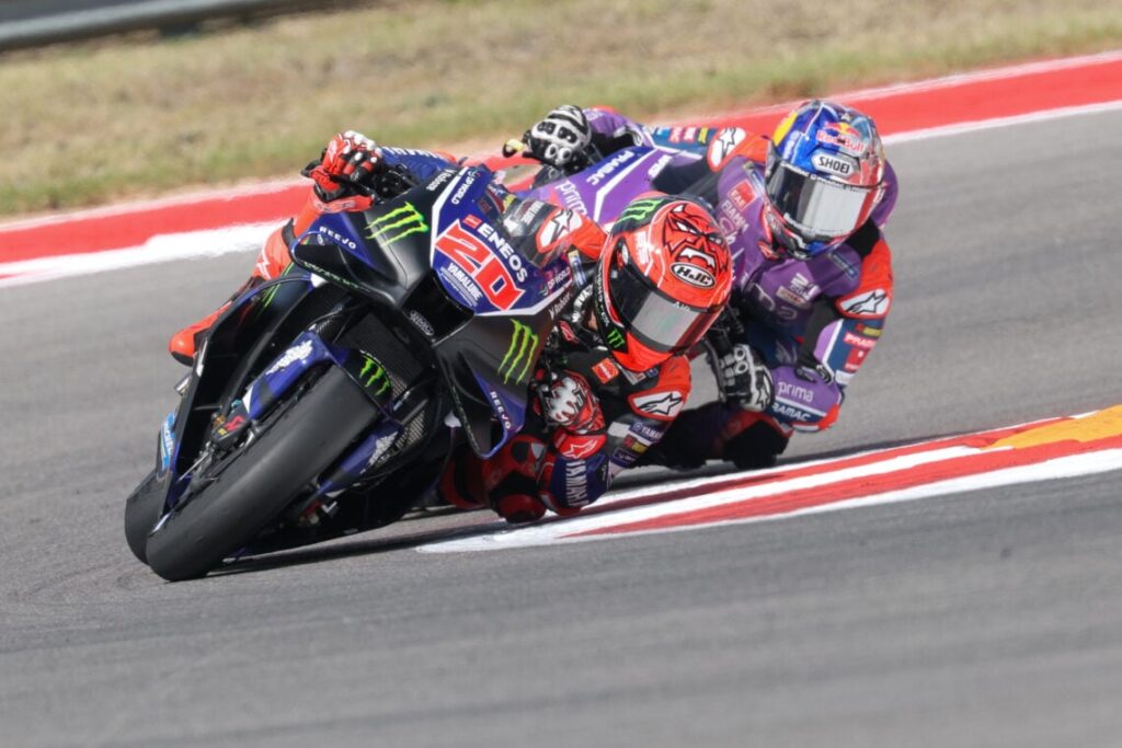 Bezzecchi wins COTA GP; Razgatlioglu best Yamaha, 25s back