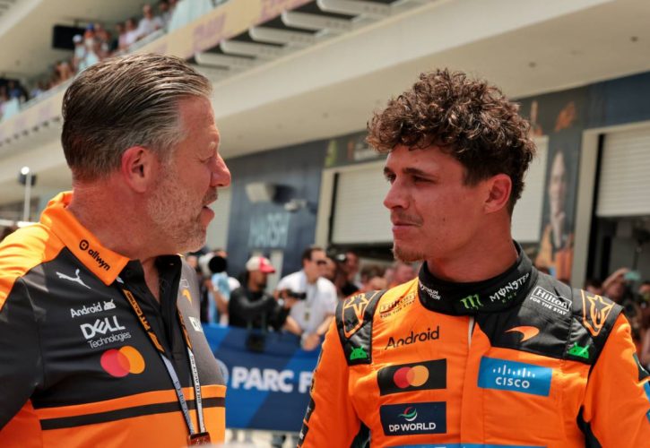 McLaren pit-timing error costs Norris Miami win