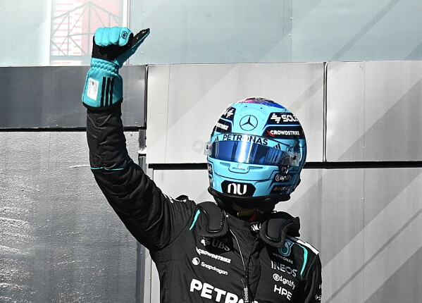 Russell secures Montreal sprint pole, pips teammate Antonelli
