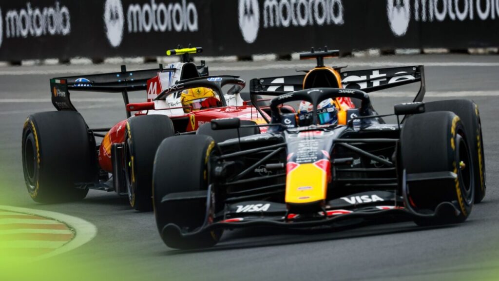Hamilton hails 'awesome' P2 after gripping late duel with Verstappen