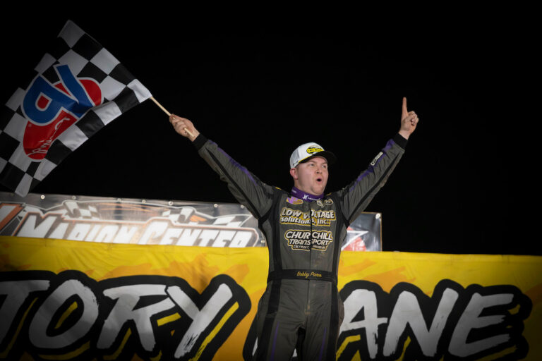 Pierce blocks O’Neal, repels last-lap slide to win Connor Bobik
