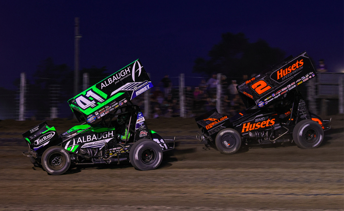 Macedo dives under Gravel with four laps left to win River Cities