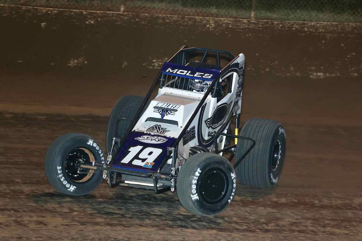 Ill but unbowed, Mitchel Moles wins Red Hill Sprint Car feature
