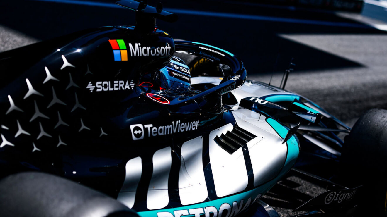 Russell grabs Barcelona pole as Leclerc crashes in Q3