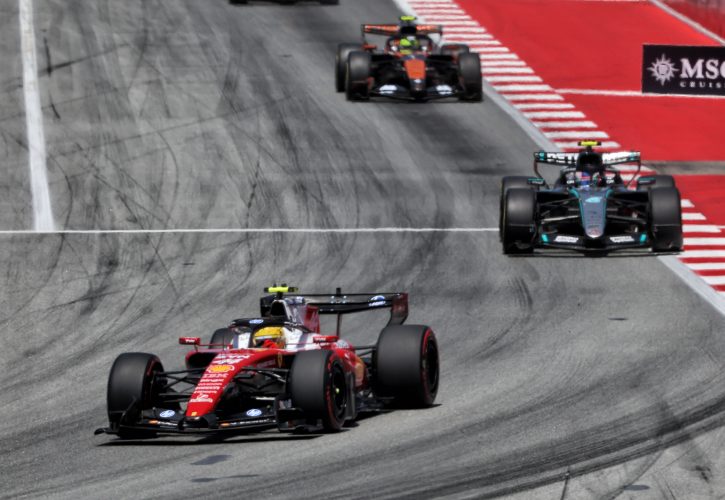 Ferrari's cornering pace alarms Norris, but power lags