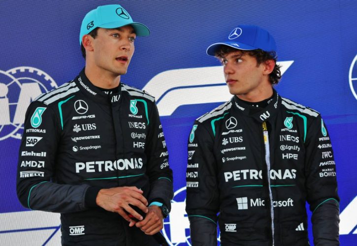Mercedes dismisses favoritism claims in Russell-Antonelli row