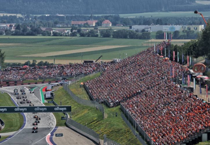 Russell leads all 71 laps to win Austrian GP for Mercedes