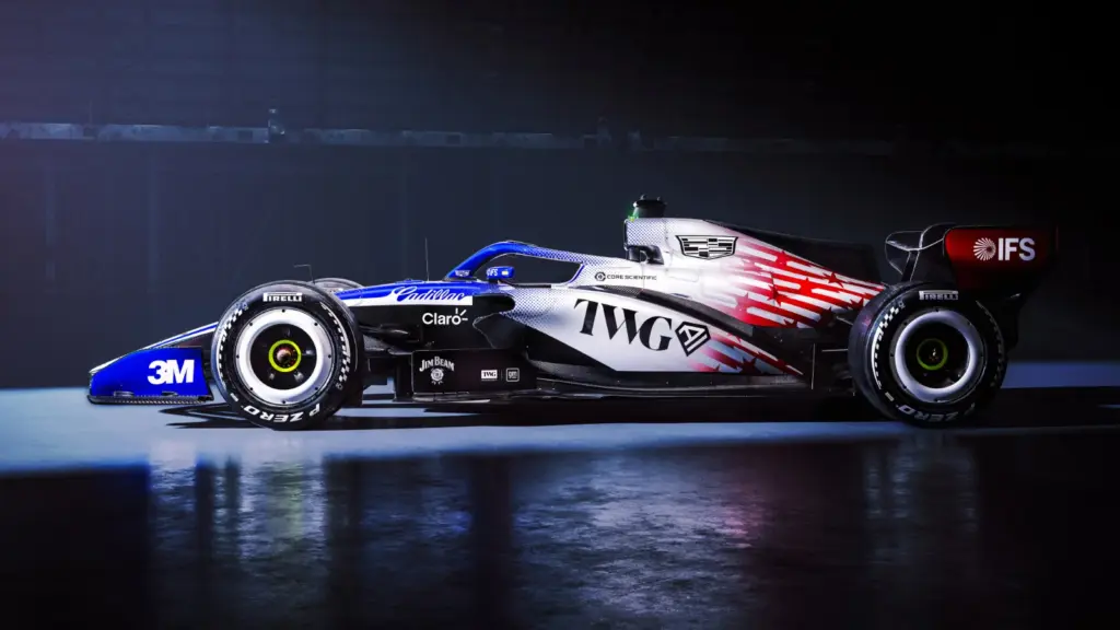 Cadillac Ties Fourth of July Tribute to British GP Debut