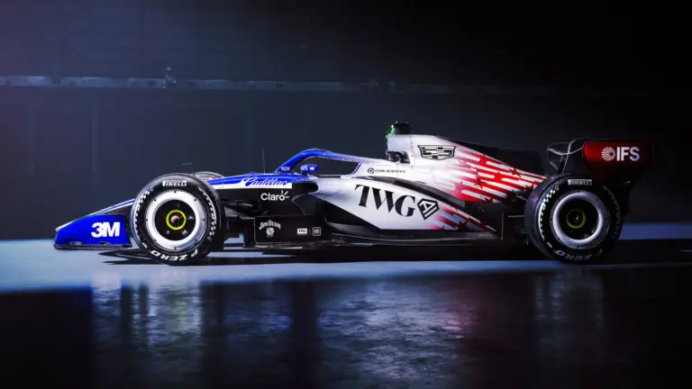Cadillac Ties Fourth of July Tribute to British GP Debut
