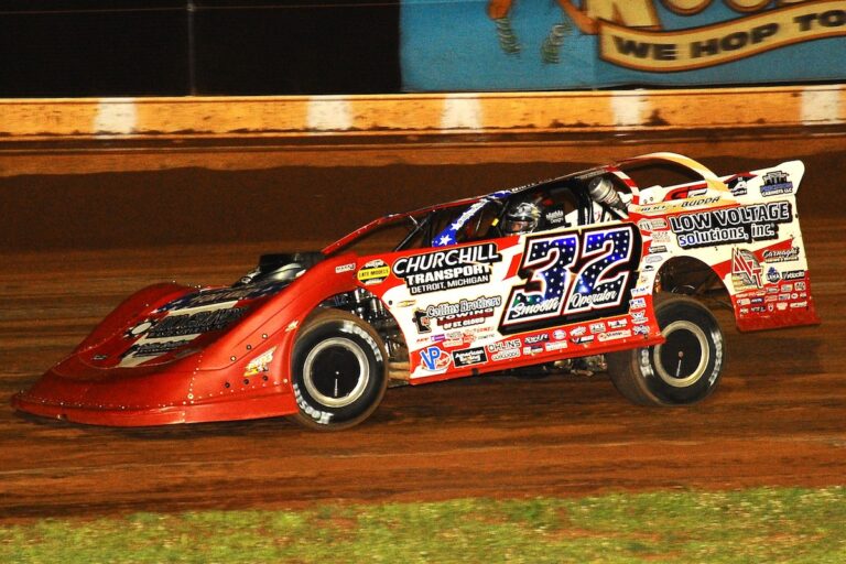 Pierce Passes Hoffman at Sharon for Fourth Track Victory