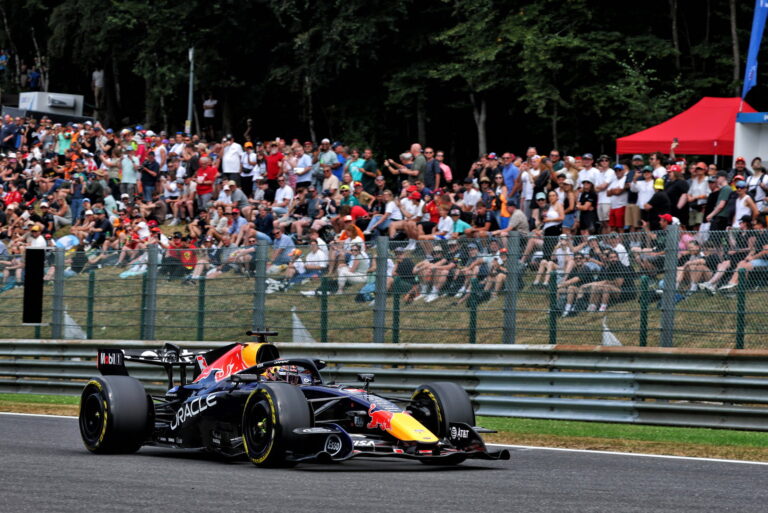 Verstappen tops Belgian GP FP1 for Red Bull