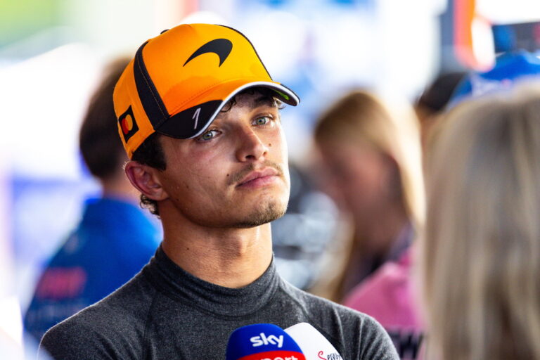 Norris Takes Second in Spa FP2, McLaren Stays Cautious