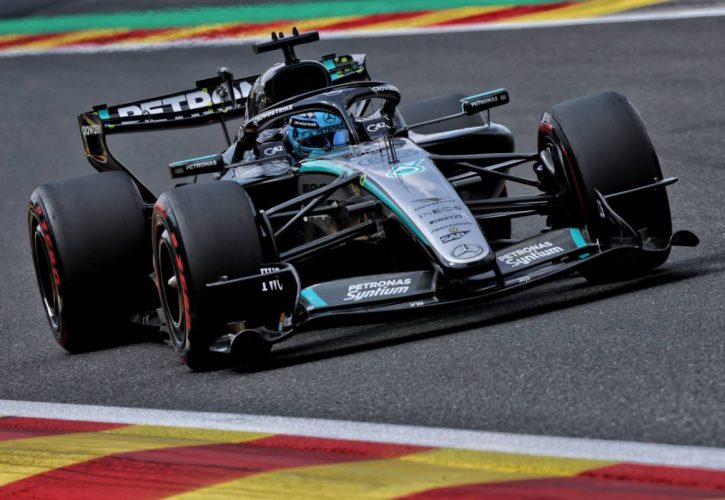 Mercedes searches for cause of Russell's lost straight-line pace