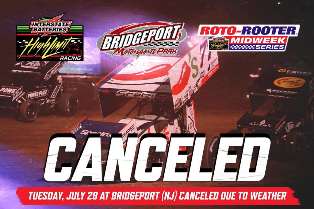 Storms cancel High Limit Racing's Bridgeport midweek race