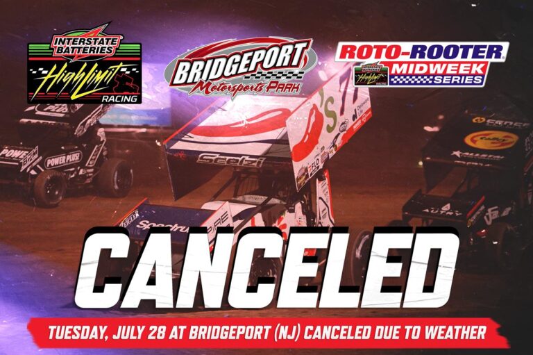 Storms cancel High Limit Racing’s Bridgeport midweek race