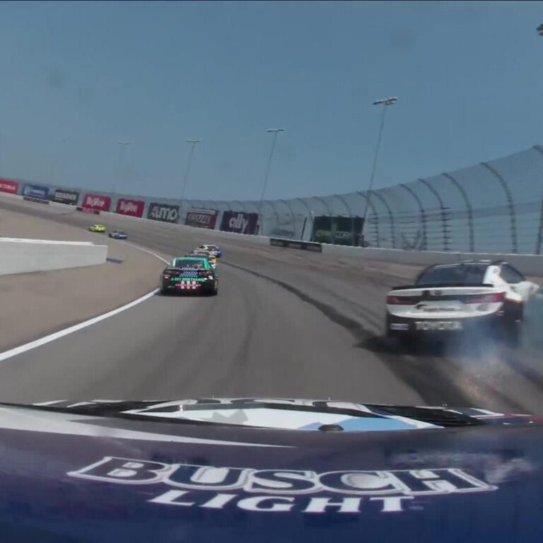 Reddick’s Iowa crash dents Erik Jones’ playoff push