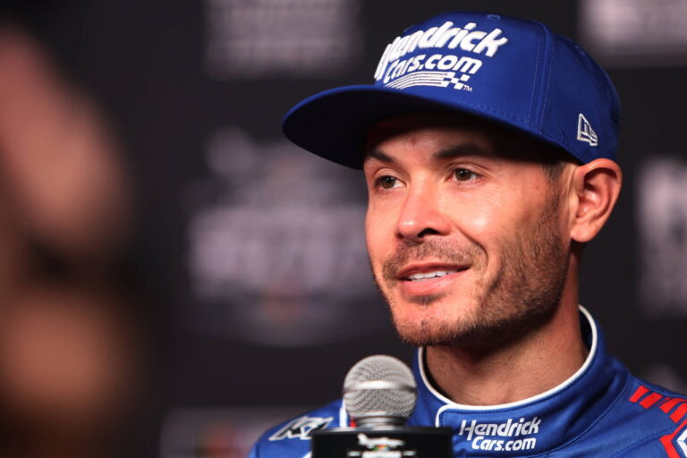 Larson, Logano Blast Hocevar After Wet-Lap Spin