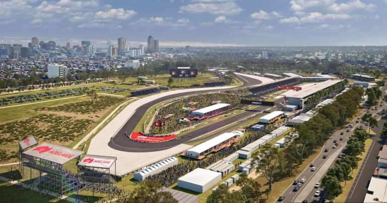 Adelaide unveils $96m MotoGP street circuit for 2027 debut