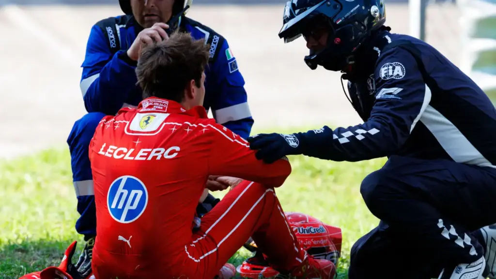 Leclerc reports blurred vision after 60G Monza hit