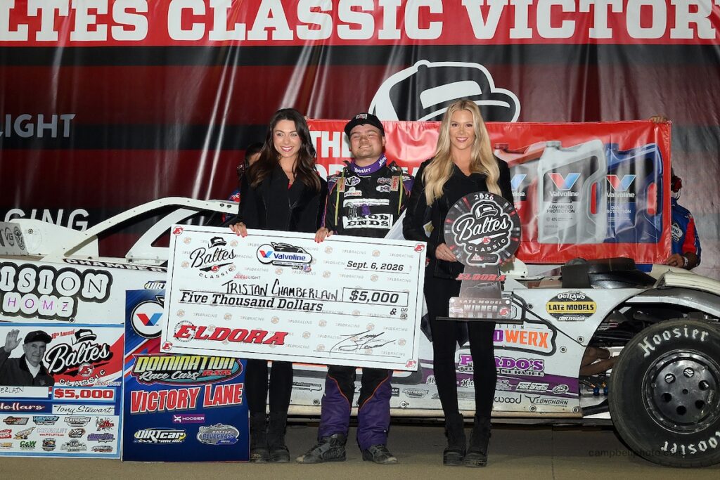 Tristan Chamberlain Scores First Eldora Win in Baltes Classic