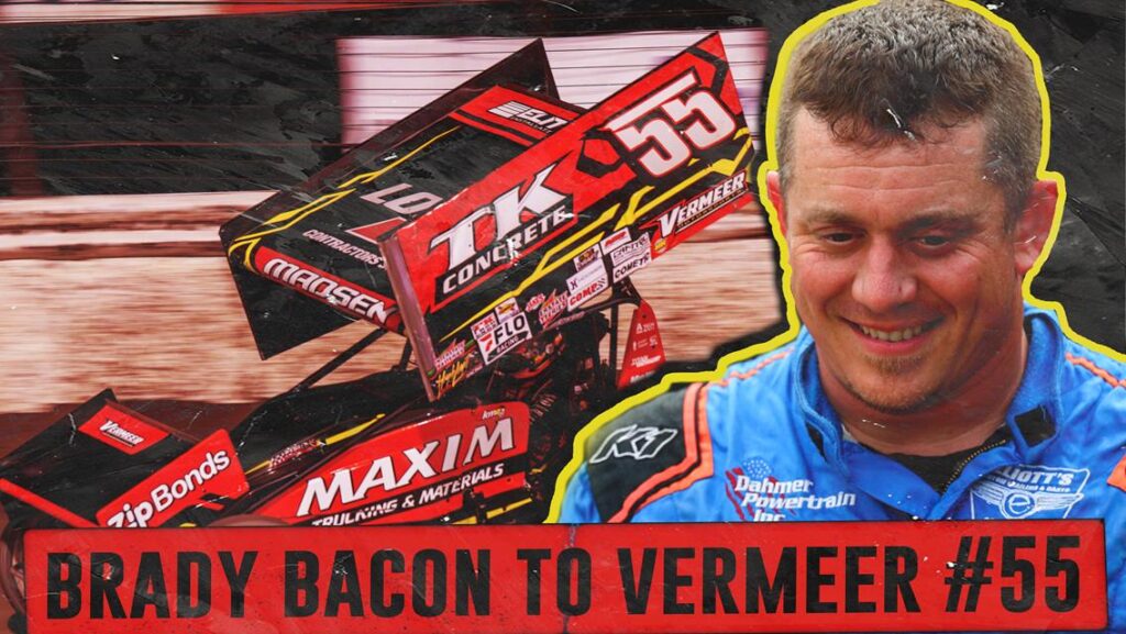 Brady Bacon to replace Kerry Madsen in Vermeer No. 55