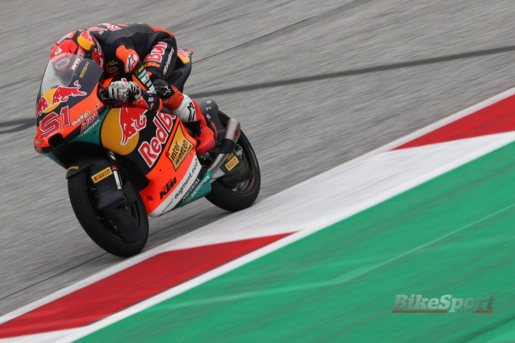Uriarte leads wet Moto3 session at Red Bull Ring
