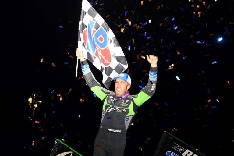Homecoming Victory Gives Macedo 64th World of Outlaws Win