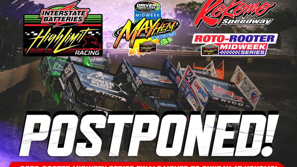 Rain pushes Kokomo sprint car finale to Sept. 27
