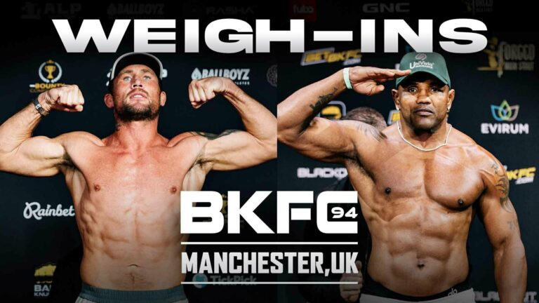 BKFC 94 Sets Manchester Card as All Fighters Hit Weight