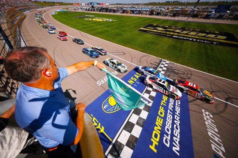 Rain Washes Out Kansas Practice, Sets Logano on Pole