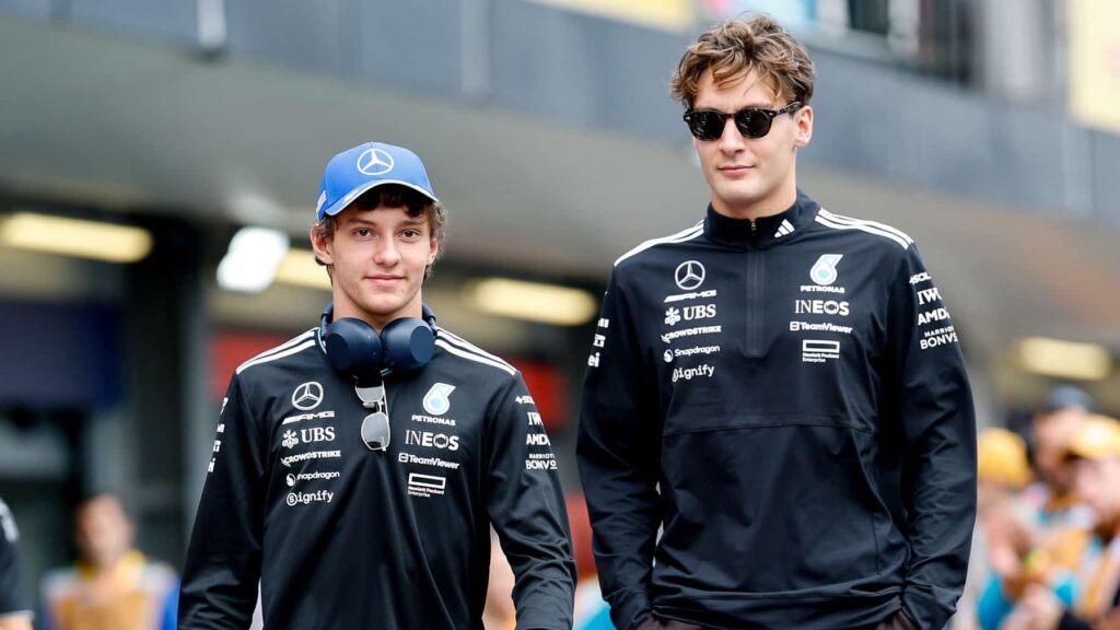 Russell's Baku win reignites Mercedes title fight