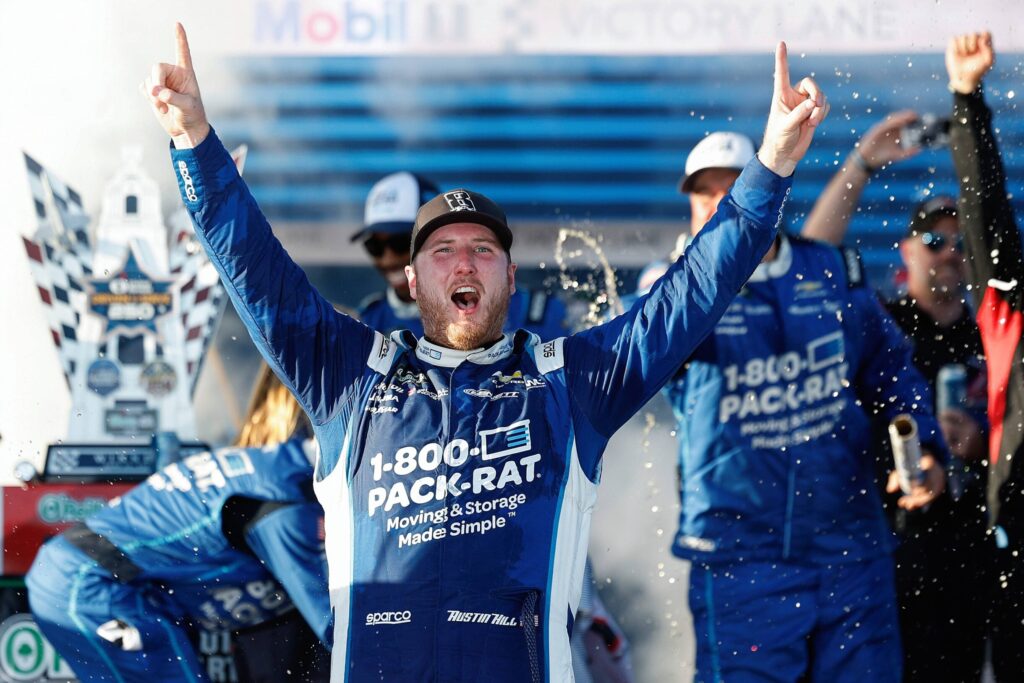 Austin Hill, Shane van Gisbergen feud boils over at Kansas