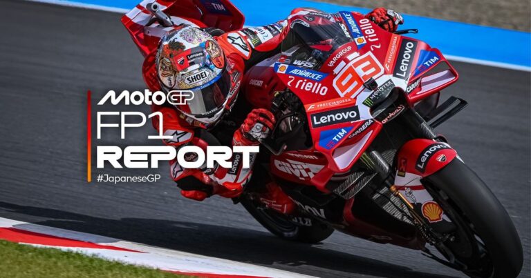 Marquez sets FP1 pace at Motegi, Martin trails by 0.099