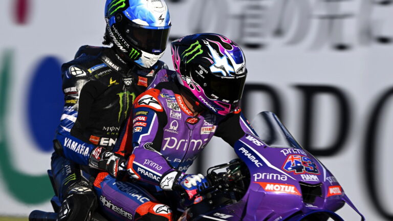 Miller Gives Rins a Playful MotoGP Taxi Ride at Motegi