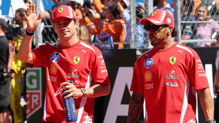 Leclerc and Hamilton briefly take over Ferrari social media accounts