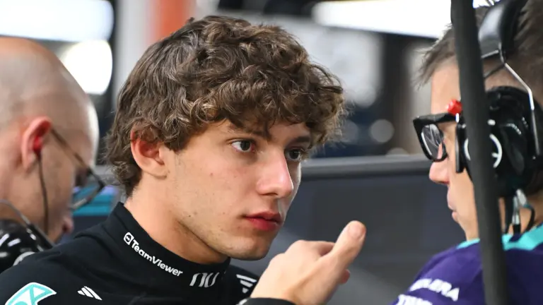 Russell fastest, Antonelli seventh as Mercedes tested split Singapore specs