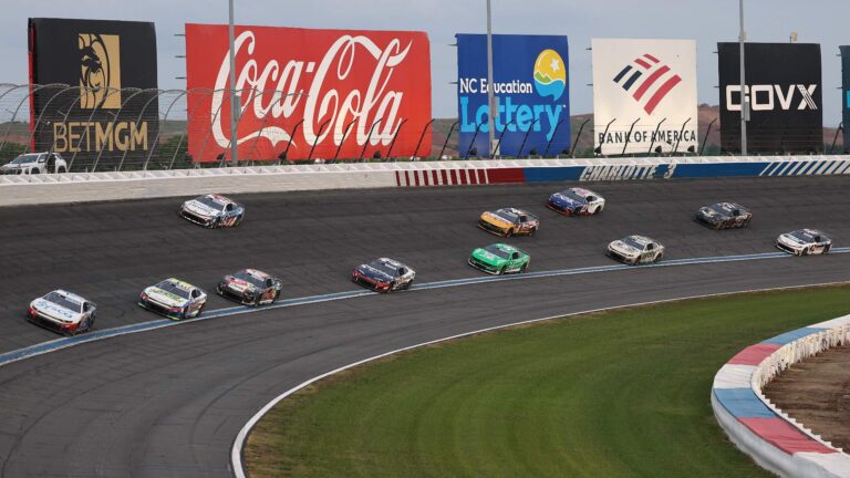 Kyle Larson gets Charlotte pole after Cup qualifying canceled