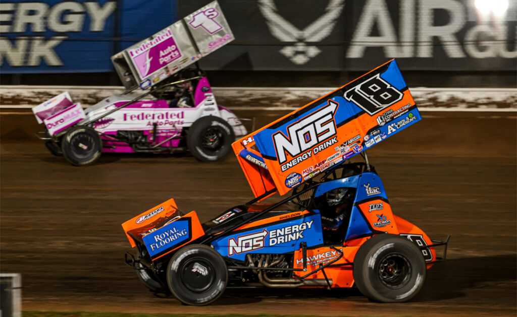 Sheldon Haudenschild wins World of Outlaws feature at Sharon Speedway