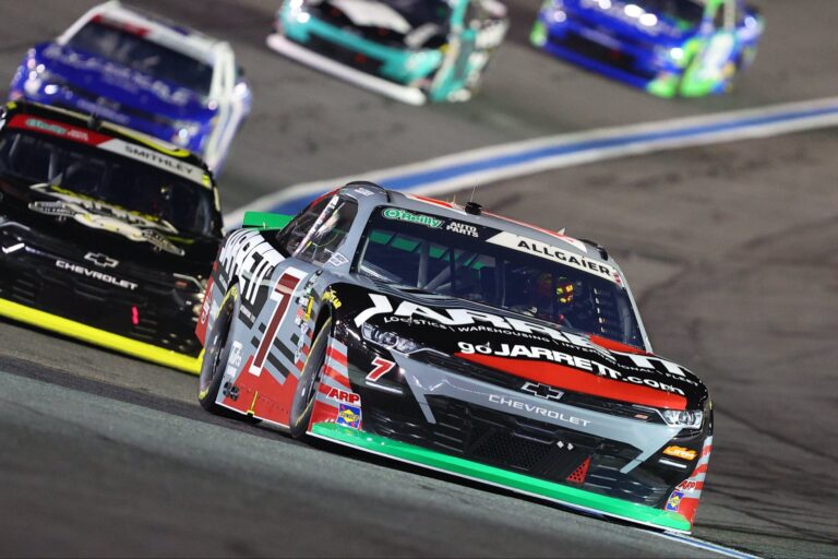 Corey Day wins rain-postponed Blue Cross NC 300 at Charlotte