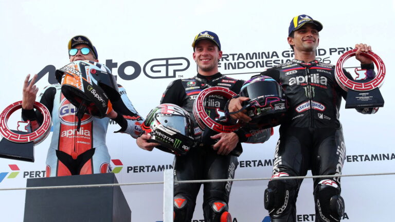 Marc Marquez wins Mandalika sprint, then finishes sixth in Grand Prix